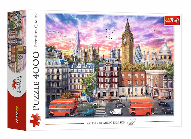 Puzzle 4000 el. Spacer po Londynie Londyn Trefl – zdjęcie 1
