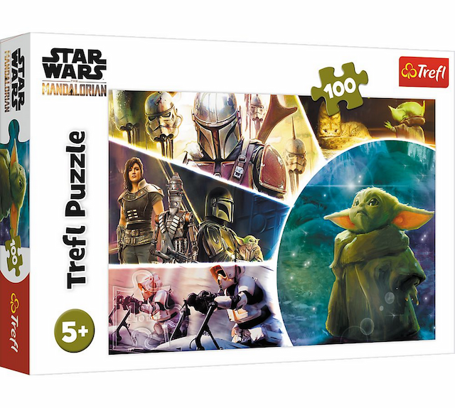 Puzzle 100 el. Baby Yoda Star Wars Trefl – zdjęcie 1