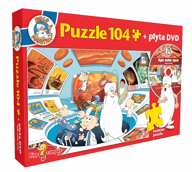 Puzzle 104el Było Sobie Życie-Centrum Dowodzenia + Płyta DVD – zdjęcie 1