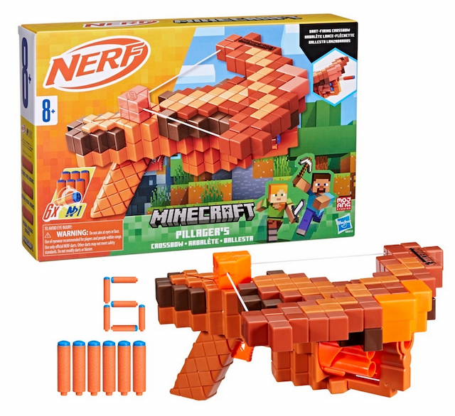 Pistolet NERF Minecraft Pillagers Crossbow Kusza Hasbro – zdjęcie 1