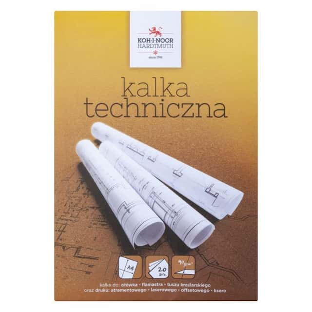 KALKA KREŚLARSKA A4 a"20 90g