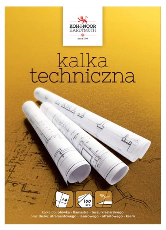 KALKA KREŚLARSKA A4 90g 100ark