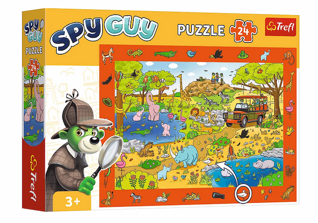Puzzle obserwacyjne 24 el. Spy Guy Safari Trefl – zdjęcie 1