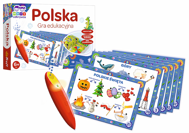 Gra Edykacyjna Magiczny Ołówek Polska Mówiące Pióro Trefl – zdjęcie 1