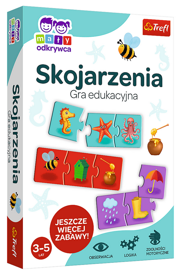 Gra Edukacyjna Skojarzenia Mały Odkrywca Trefl – zdjęcie 1