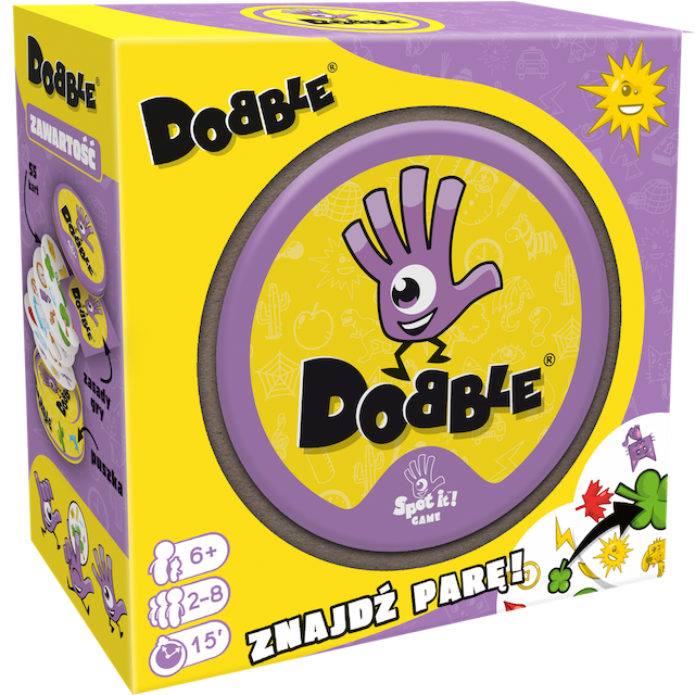 Gra Karciana Rodzinna Zręcznościowa Dobble Classic Eco Rebel – zdjęcie 1