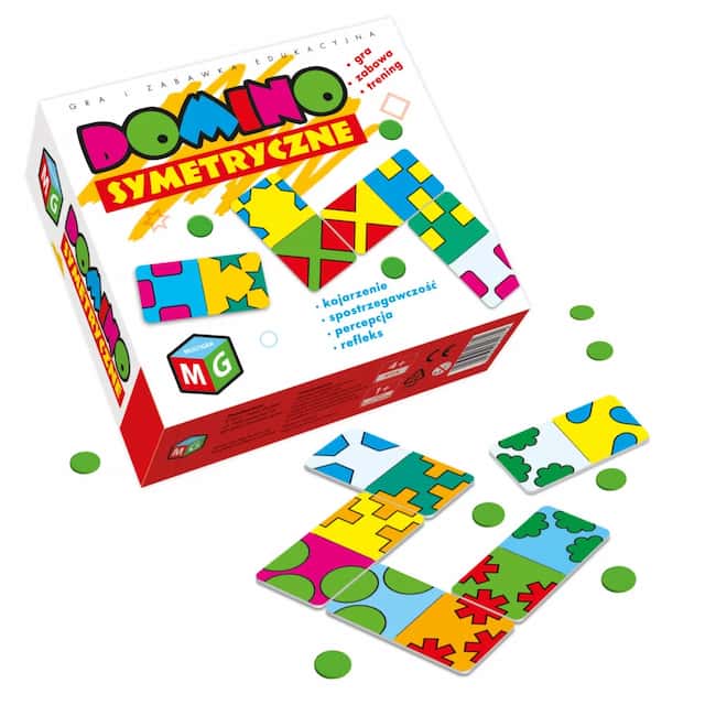 Gra Edukacyjna Domino Symetryczne Multigra – zdjęcie 1