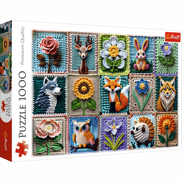 Puzzle 1000 el. Szydełkowanie - moja pasja Trefl – zdjęcie 1