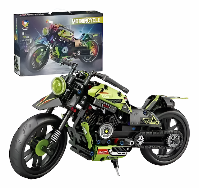 Klocki Konstrukcyjne Motocykl Sportowy Motor 435 el. – zdjęcie 1