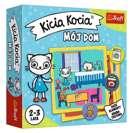 Gra Kicia Kocia Loteryjka Edukacyjna Mój Dom – zdjęcie 1