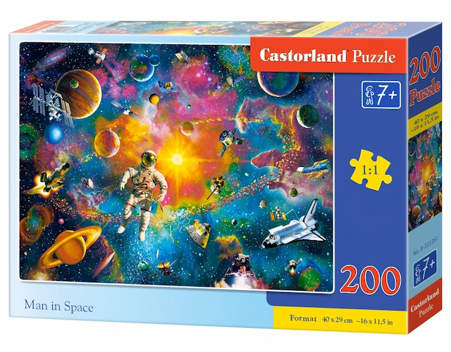 Puzzle 200 el. Spacer w Kosmosie Astronauta Kosmos Space – zdjęcie 1