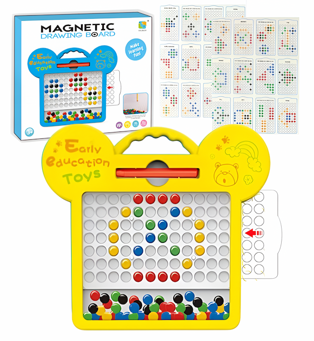 Tablica Magnetyczna Edukacyjna do Rysowania Montessori Kulki – zdjęcie 1