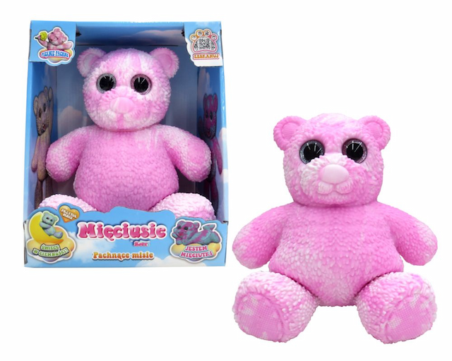 Mięciusie – Pachnące Misie Mięciuś Biało-Różowy 28cm Eppe – zdjęcie 1