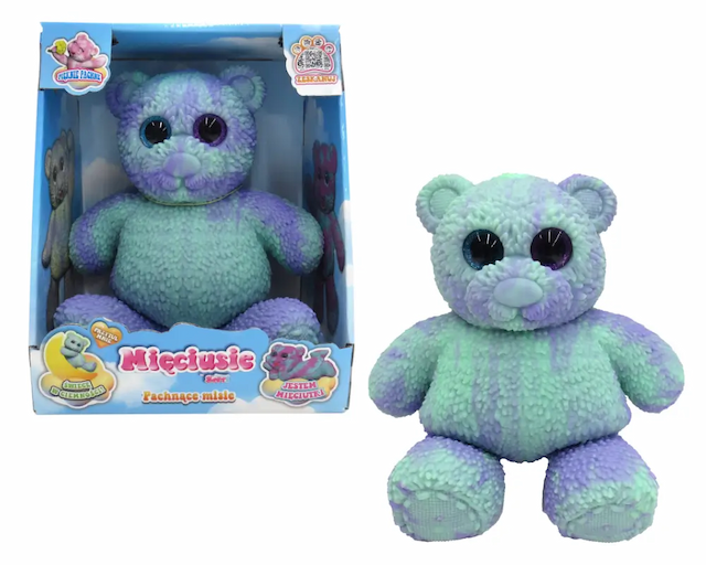 Mięciusie - Pachnące Misie Mięciuś Miętowo-Fioletowy 28cm – zdjęcie 1