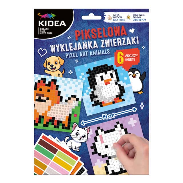 PIKSELOWA WYKLEJANKA ZWIERZAKI KIDEA – zdjęcie 1