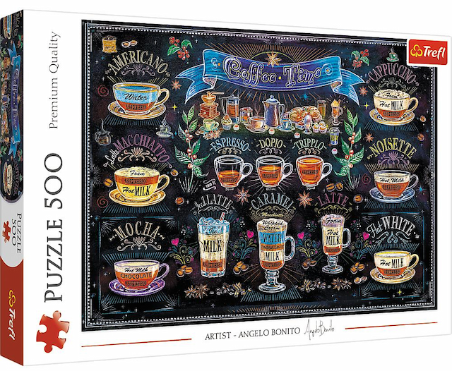 Puzzle 500 el. Czas na Kawę Trefl – zdjęcie 1