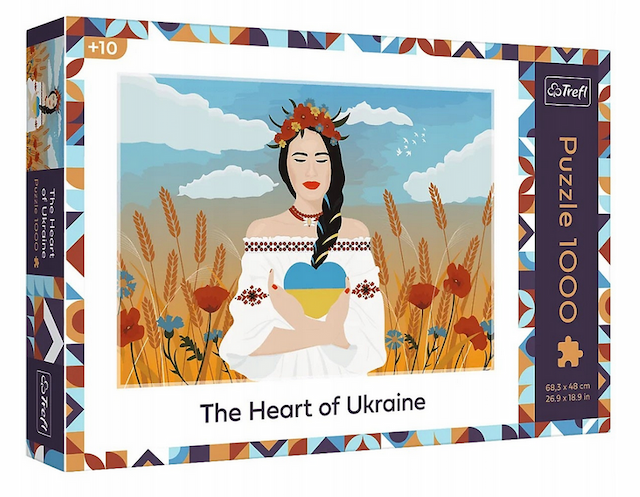 Puzzle 1000 el. Serce Ukrainy Ukraina Trefl – zdjęcie 1