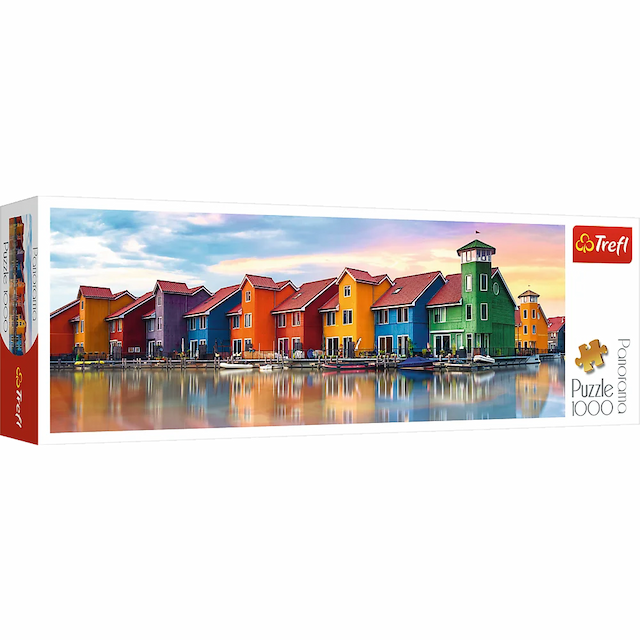 Puzzle 1000 el. Panorama Groningen Holandia Trefl – zdjęcie 1