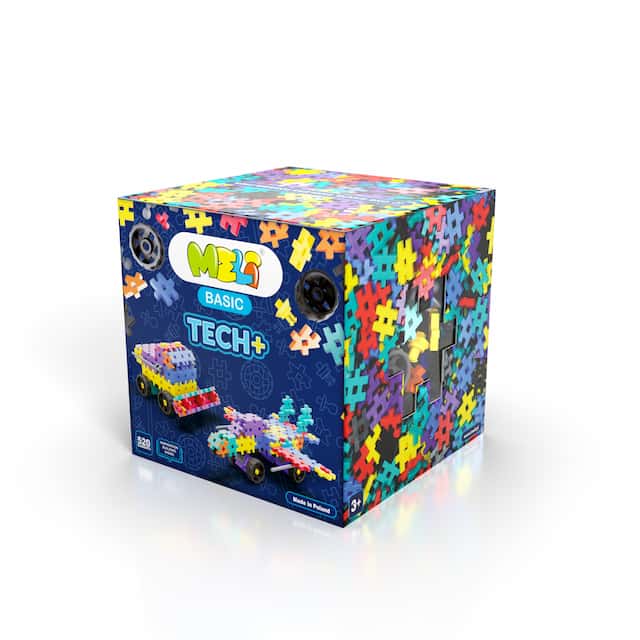 Meli Basic Tech+ 520 el Klocki Konstrukcyjne z kołami osiami – zdjęcie 1