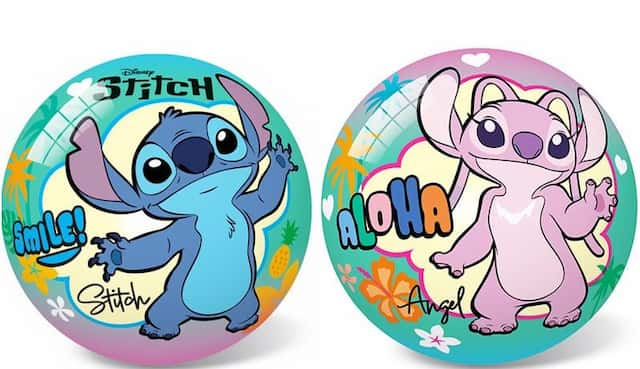 Piłka Gumowa Stitch 23 cm dla Dzieci Kolorowa Disney – zdjęcie 1