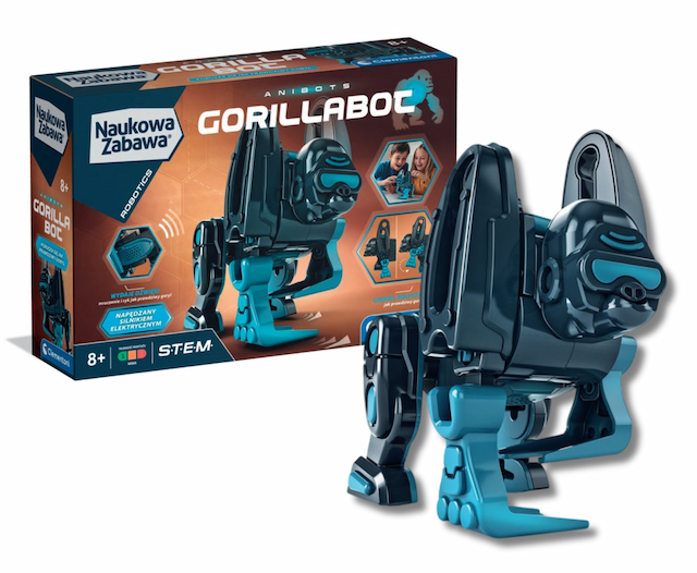 Gorillabot Robot Interaktywny Naukowa Zabawa Clementoni – zdjęcie 1