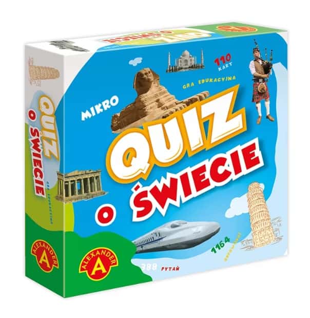 Gra Edukacyjna Podróżna Mikro Quiz o Świecie – zdjęcie 1