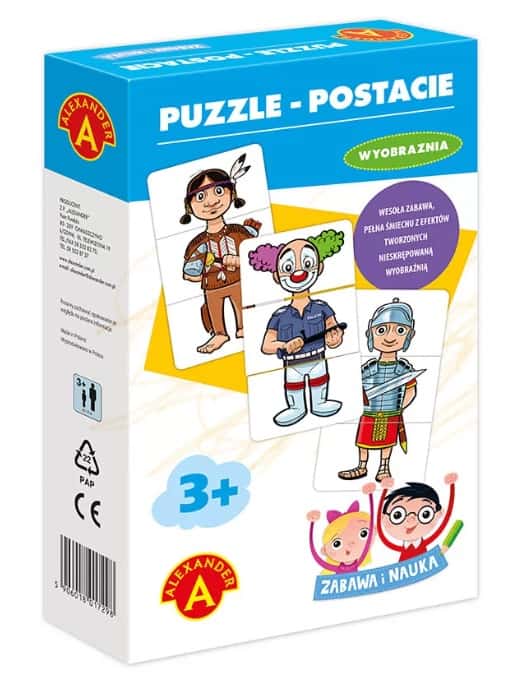 Układanka Puzzle Postacie Zabawa i Nauka – zdjęcie 1