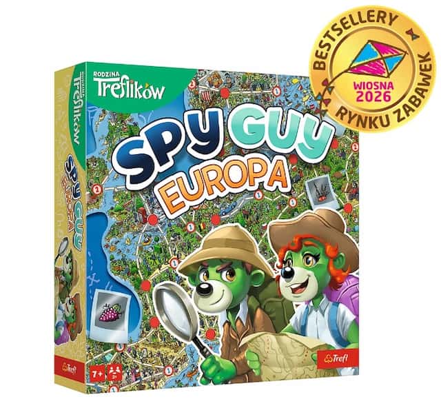 Gra Planszowa Obserwacyjna Spy Guy Europa  Rodzina Treflików – zdjęcie 1