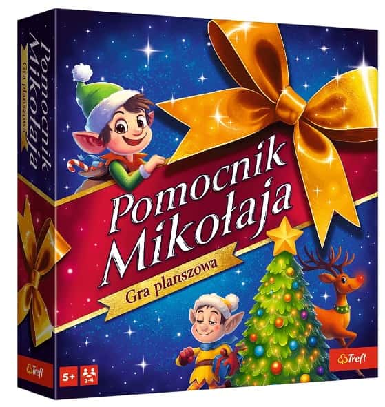 Gra Planszowa Pomocnik Mikołaja Mikołaj Boże Narodzenie  – zdjęcie 1