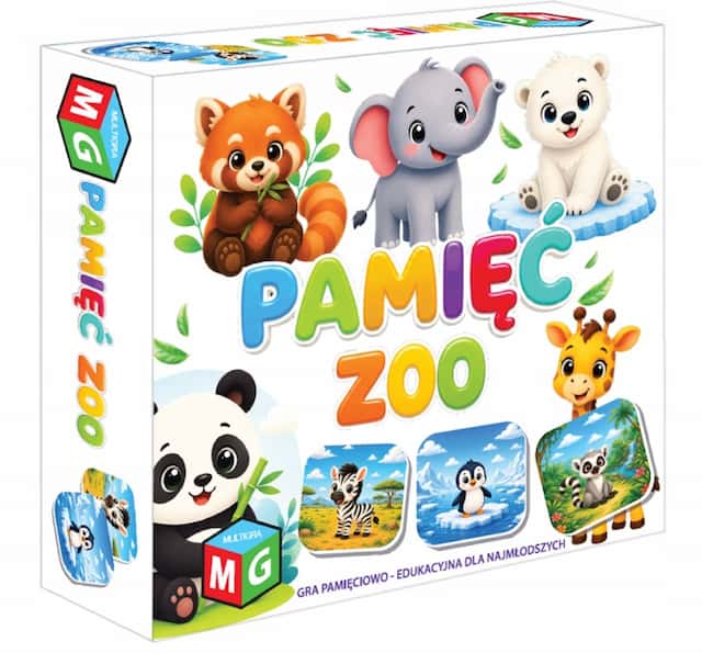 Gra Pamięciowa Memos Pamięć Zoo Multigra – zdjęcie 1