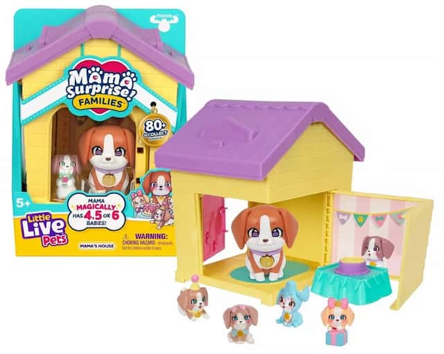 Little Live Pets Mama z Szczeniętami Pies Piesek Beagle