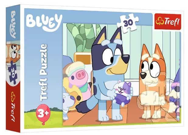 Puzzle 30 el. Bluey. Z Bluey zawsze jest wesoło – zdjęcie 1