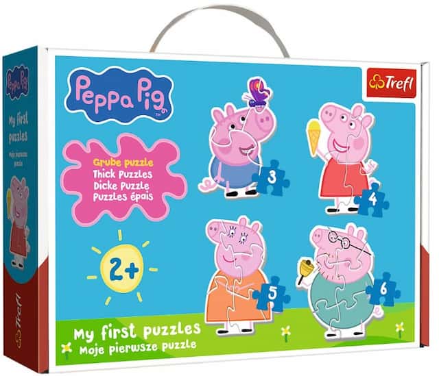 Puzzle Baby Classic Świnka Peppa. Mała Świnka Peppa Trefl – zdjęcie 1