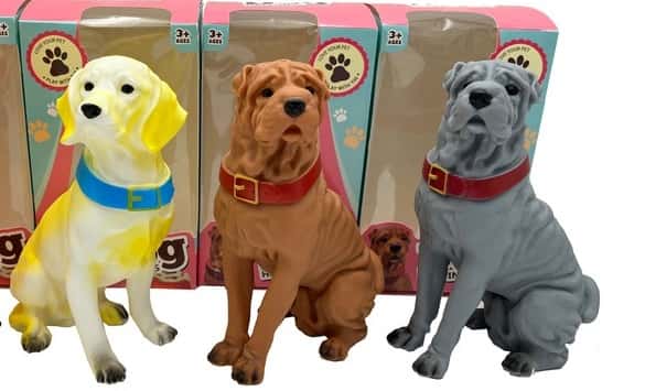 Figurka Gumowa kolekcjonerska Pies Shar Pei – zdjęcie 1