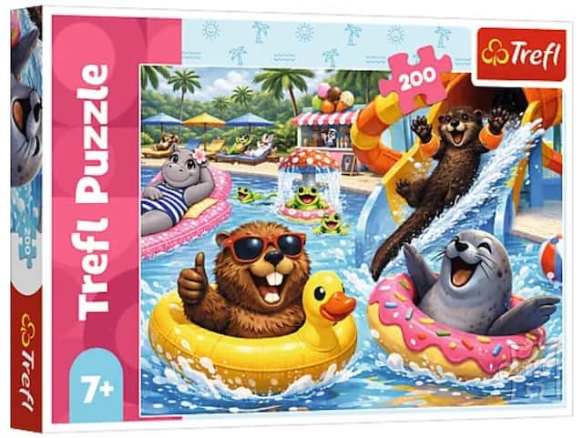 Puzzle 200 el. Bobrze Sprawy Bóbr Bobry Trefl – zdjęcie 1