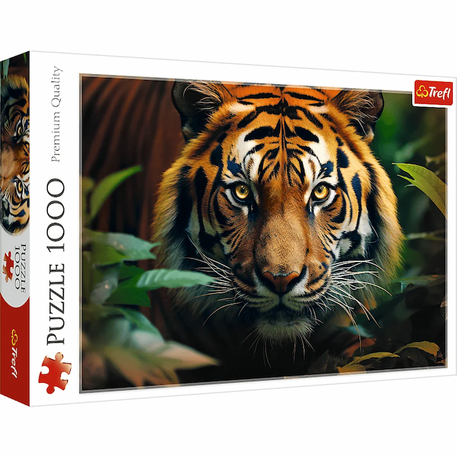 Puzzle 1000 el. Dziki Trygrys Azjatycki Trefl – zdjęcie 1