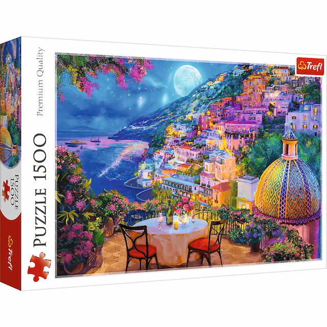 Puzzle 1500 el. Randka w Positano Włochy Trefl – zdjęcie 1