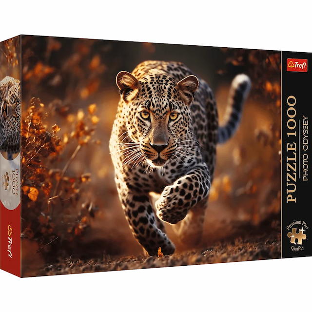 Puzzle 1000 el. Premium Photo Odyssey: Dziki Leopard Trefl – zdjęcie 1