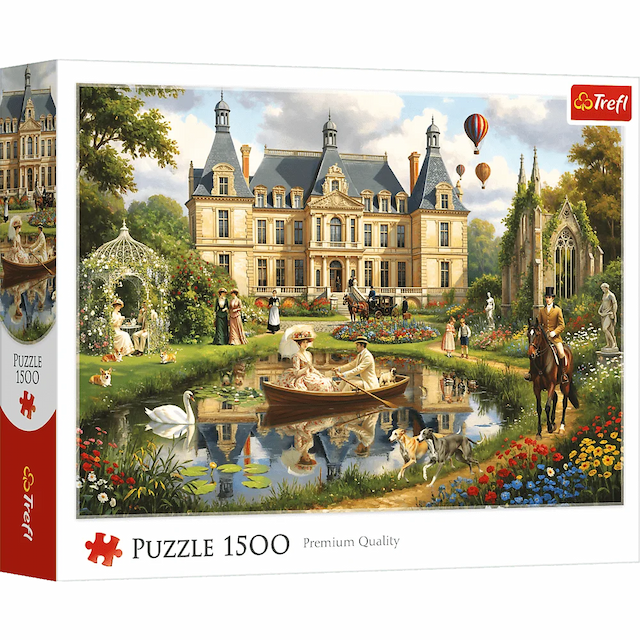 Puzzle 1500 el. Pałac nad wodą Trefl – zdjęcie 1