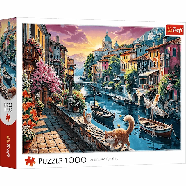 Puzzle 1000 el. Włoskie Wakacje Trefl – zdjęcie 1