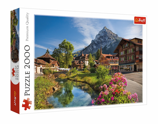 Puzzle 2000 el. Alpy Latem Góry Trefl – zdjęcie 1