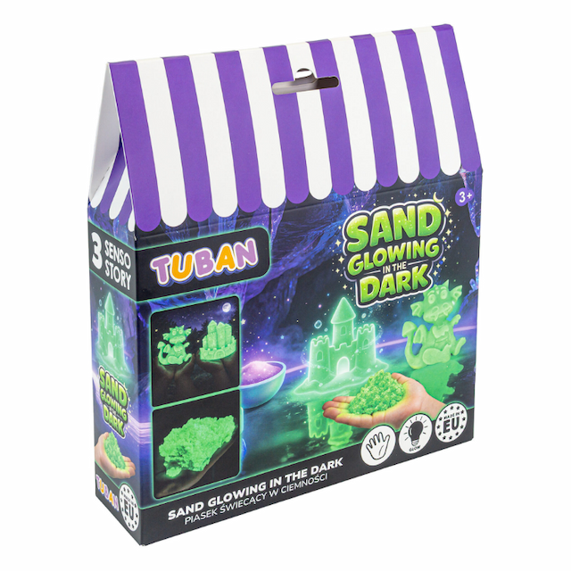 Piasek Świecący w Ciemności Sand Glowing in the Dark Tuban – zdjęcie 1