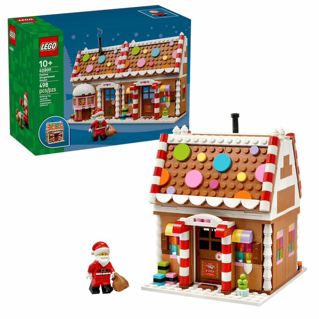 Klocki Lego 40809 Świąteczka Chatka z Piernika Mikołaj – zdjęcie 1