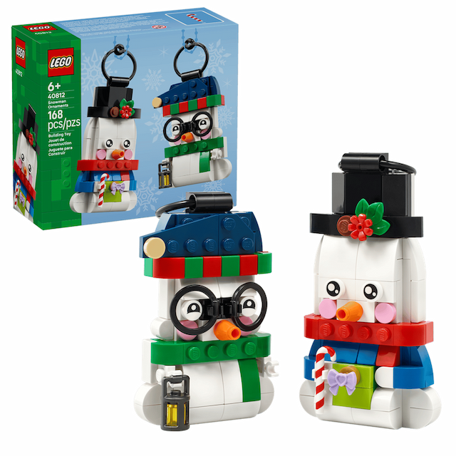 Klocki Lego 40812 Ozdoby z Bałwankami Zawieszka Brelok  – zdjęcie 1