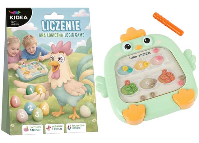 MAGNETYCZNA GRA LOGICZNA LICZENIE KIDEA – zdjęcie 1