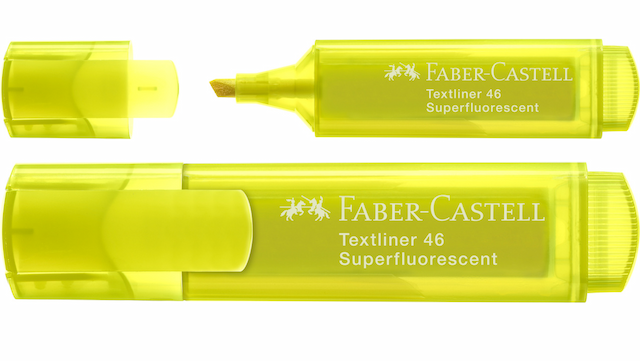 ZAKREŚLACZ 1546 fluoro żółty transparent 154607 – zdjęcie 1