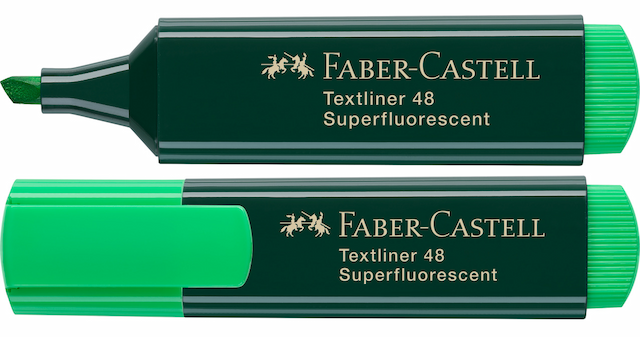 ZAKREŚLACZ fluoro FC154863 zielony – zdjęcie 1