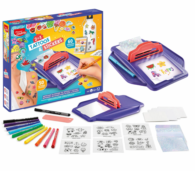 Creativ Tattoos Stickers 2w1 Stwórz Tatuaże i Naklejki Maped – zdjęcie 1