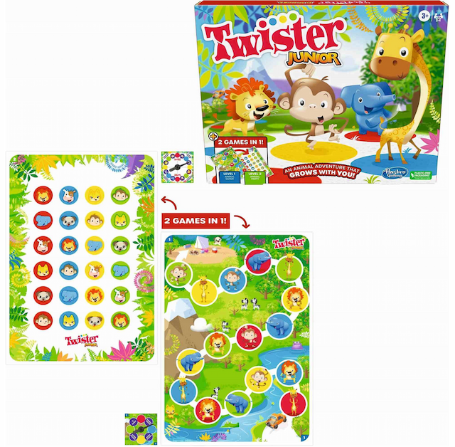 Gra Zręcznościowa Twister Junior 2w1 po Angielsku Hasbro – zdjęcie 1