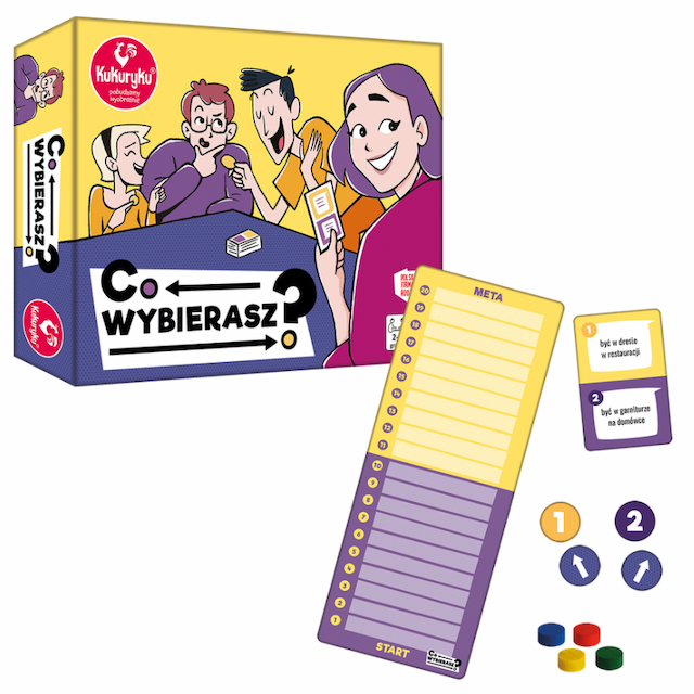 Co wybierasz? Gra Karciana Towarzyska Kukuryku – zdjęcie 1